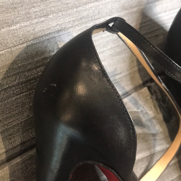 Tower Sky High Platform Peep Toe High Heels - Picture 7 of 8